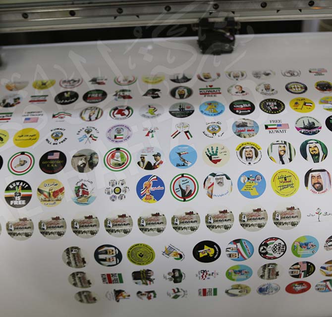 Large Format Printing badge sticker